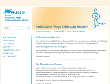 Tablet Screenshot of pflege-sh.com